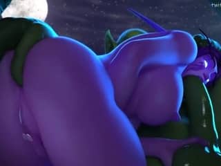Blod elf Vs Nigth elf – PMV World of warcraft